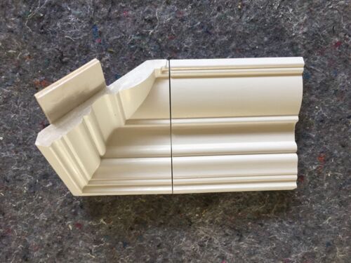Crown Moulding inside Corner Block Made From Alexandria 4 1/2" Colonial Crown 