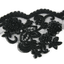 ½ M Marfil O Negro beaded lace Boda nupcial Adorno De Pasamanería 110 mm de ancho