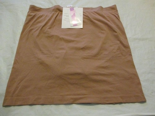 Silhouette Simply be Control Half Slip with Briefs in Nude Size Large