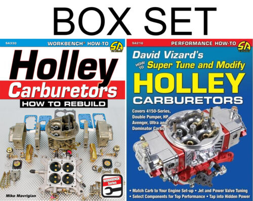 Holley Carburetor Rebuild Tune And Modify Box Book Set Vizard Mavrigian 4150