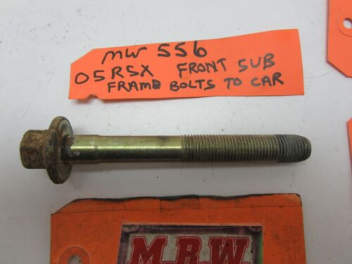 02 03 04 05 06 RSX BOLT BOLTS FRONT SUB FRAME TO CAR BODY K ARM SUSPENSION OEM
