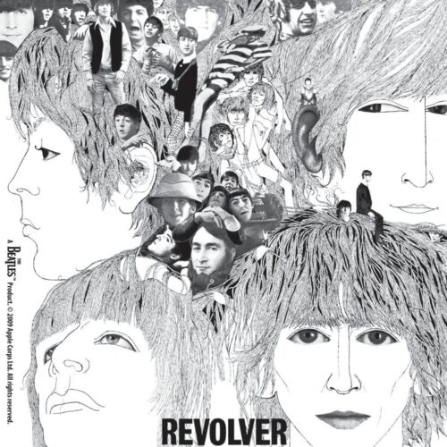 ro Beatles Revolver LP cover metal sign 300mm x 300mm