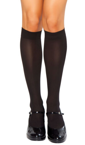Details about   Opaque Knee Highs Stockings Hosiery Nylons School Girl Costume STC202 