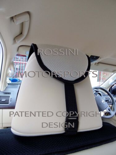 BLACK BO 4 ROSSINI MESH SPORTS BEIGE TO FIT A DODGE NITRO CAR SEAT COVERS