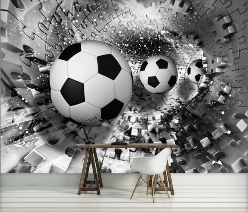 FOOTBALL sport ball stadium soccer player WALL MURAL photo wallpaper DECOR