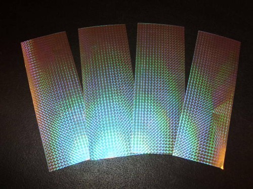 2/" x 6/" 4pk SUPER HOLOGRAPHIC Micro Prism Fishing Lure Tape in 16 COLORS