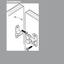 White ABS Double Ball Catch Fit Cabinet Doors Cupboard Door Roller Latch