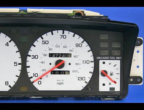 1994-1999 Land Rover Discovery Dash Instrument Cluster White Face Gauges