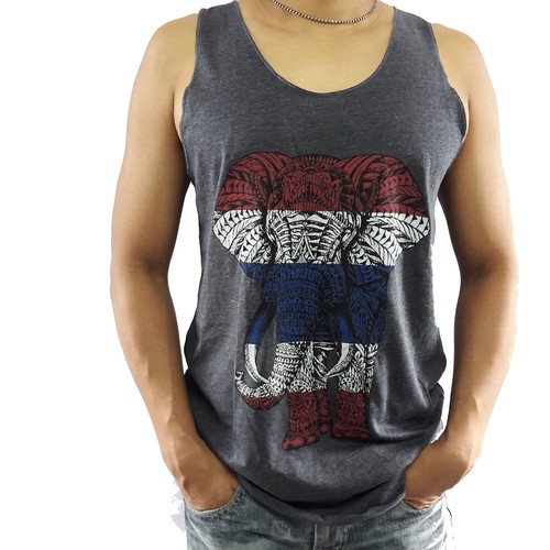 L Men Fit Singlets Tank Tops Vest Summer Shirt Sleeveless Gym Casual Gym Boxing