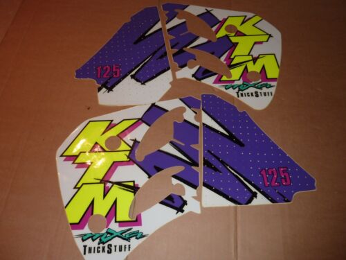 1993-1997 KTM SX MX 125 1993 NOS MXA Graphics Set 