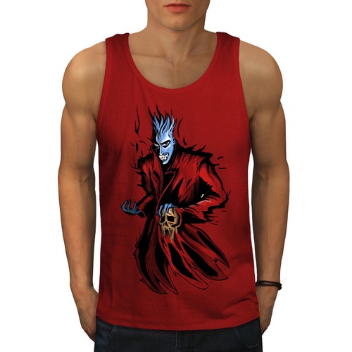 Wellcoda Death Apocalypse Mens Tank Top Vampire Active Sports Shirt