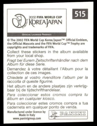 Panini World Cup Korea//Japan 2002 515 Guerron//Espinoza Ecuador No