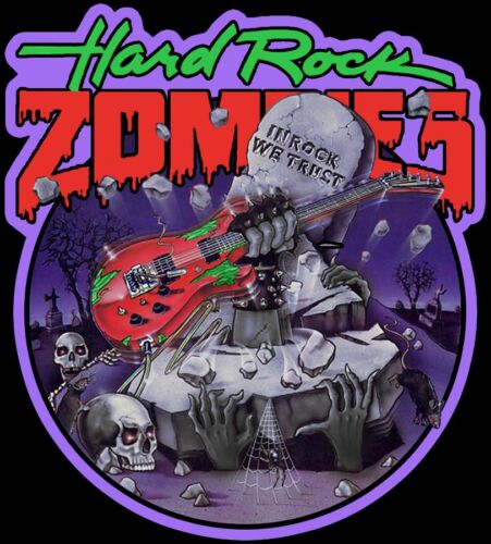 80/'s Horror Classic Hard Rock Zombies Poster Art custom tee Any Size Any Color
