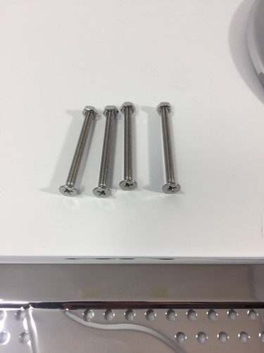 Chrome Note Speaker Cover Grill Rear Deck Custom Lowrider Hot Rod Pair 2