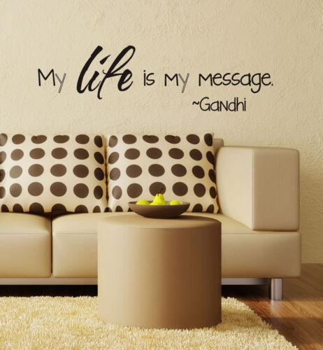 My Life Is My Message Wall Sticker Home Quotes Inspirational Love MS013VC