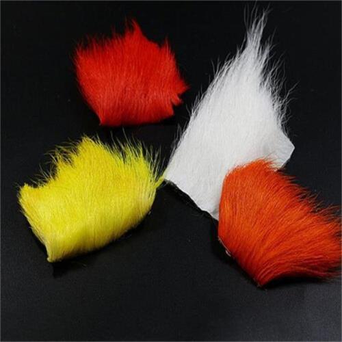 4 Colors Calf Body Hair For Neat Dry-Fly Wings Fly Tying Material Dry Flies 