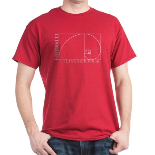 1221113181 CafePress Fibonacci Spiral T Shirt 100/% Cotton T-Shirt