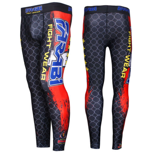 Farabi Compression Trouser MMA Base Layer Fitness Tight Skin Sports Pants 