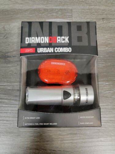 Diamondback Urban Combo Bike Bicycle LED Lights Headlight Tailight Pack Kit