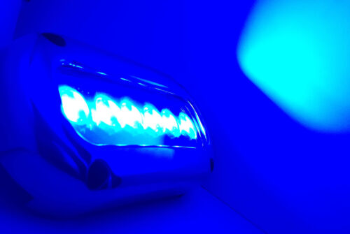 Pactrade Ultra Bright Blue LED Stainless Steel Underwater Light Surface Mount