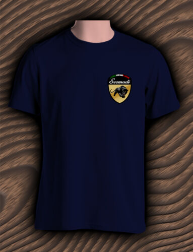 black white Mens Crew Neck Scomadi Logo T Shirt grey BNWT blue Ska Mod Red