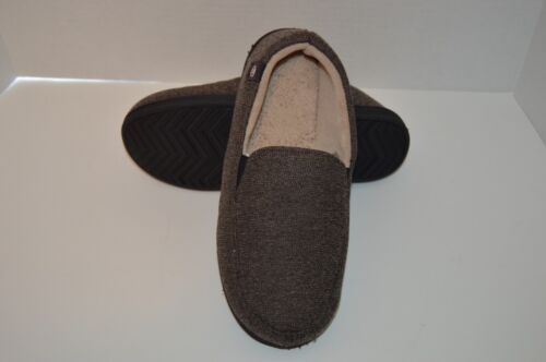Men's ISOTONER Memory Foam Slippers Bedroom Shoes Black Brown Grey M L XL XXL 