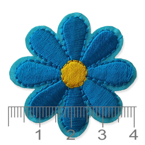 Cute Flower Daisy Iron Sew on Appliques Patches Embroidered Motif Floral DIY 