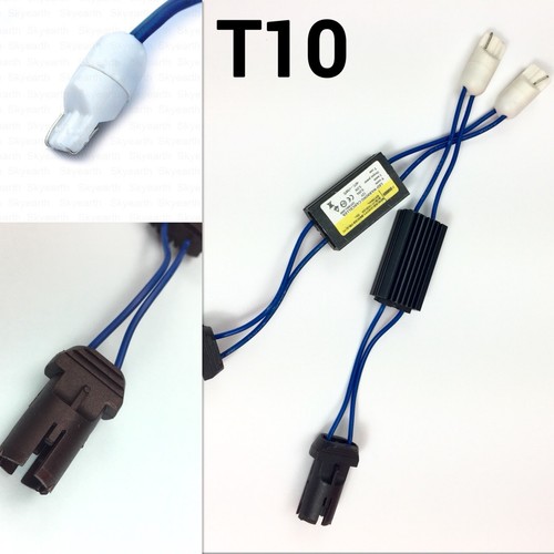 Error Free Load T10 W5W CANbus Adapters Resistor LED Decoder Canceller Euro K1