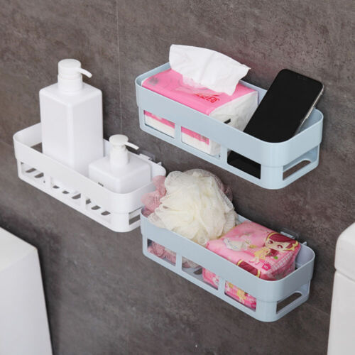 Room Adhesive Wall Mounted Bathroom Shelf Organizer Shampoo Corner Storage Rack
