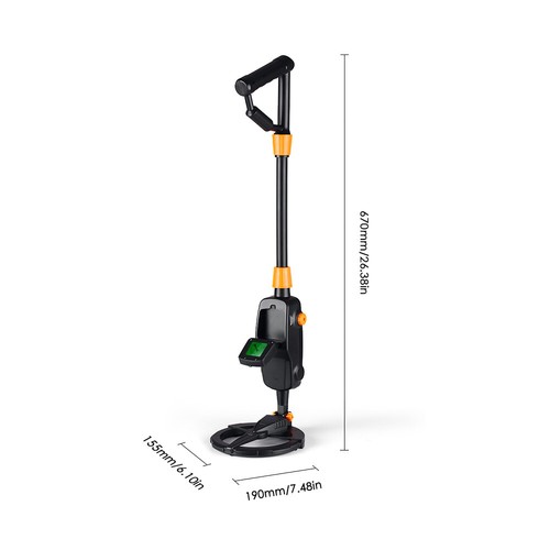 MD1008A Handheld Digital Metal Detector Treasure Hunter Hobby Gift for Kids C0X8