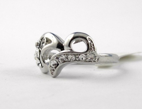 b43 tamaño anillo elegibles Electro plated anillo media luna Design coqueto