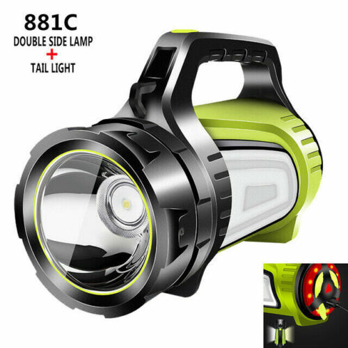 Brightest 150000LM LED Flashlight USB Rechargeable Hunting Lamp Searchlight 