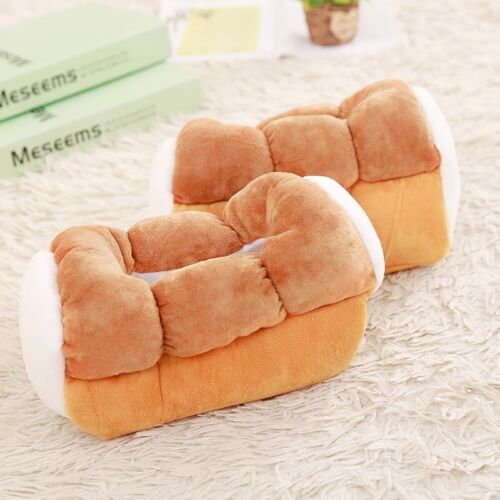 plush toy emulational toast bread stuffed cushion tissue box cover creative gift 