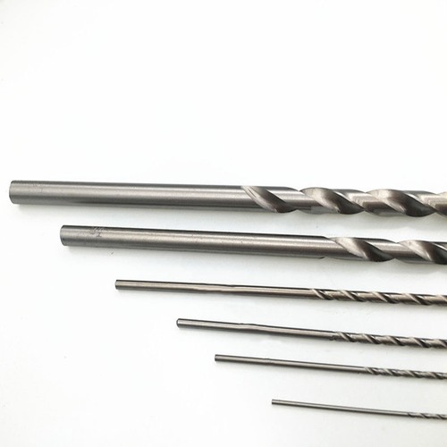 5Pc 2-5mm Extra Lange Schnellarbeitsstahl Bohrer Zylinderschaft Spiralbohrer Set