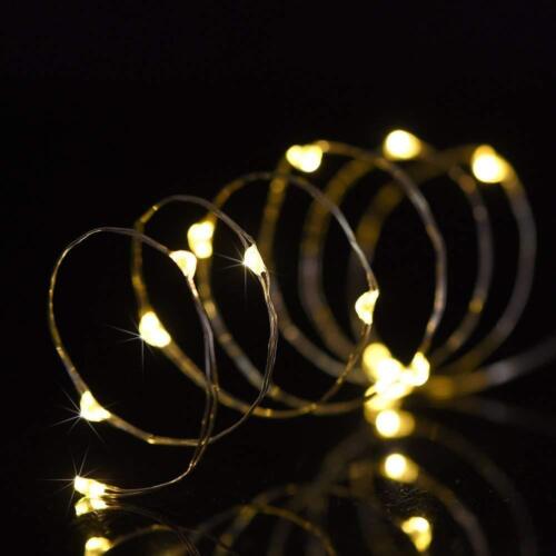 10/15/20LED String Solar Power Copper Cork Shaped Wine Bottle Wire Fairy Lights 