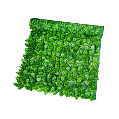 Artificial Faux Ivy Leaf Hedge Panels Roll Privacy Screening Garden Fence Decor