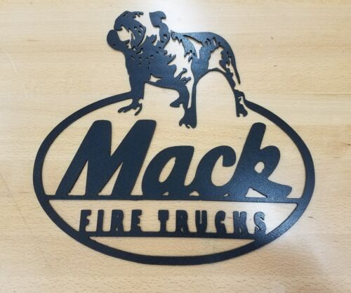 Mack Fire Trucks metal wall art plasma cut decor gift idea