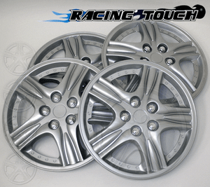 #510 Replacement 15/" Inches Metallic Silver Hubcaps 4pcs Set Hub Cap Wheel Cover