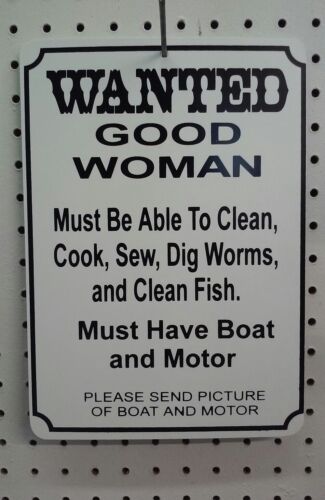 OF BOAT & MOTOR. 8.5" X 12" WANTED GOOD WOMAN MUST HAVE BOAT & MOTOR SEND PIC 