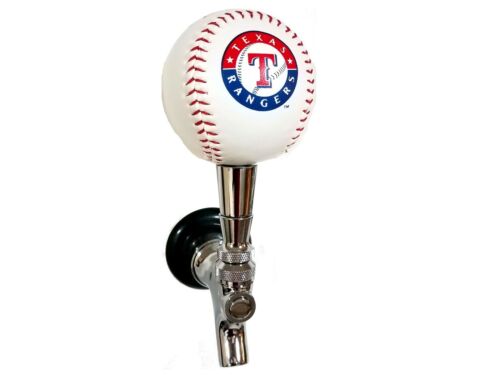 Texas Rangers Licensed Baseball Beer Tap Handle 