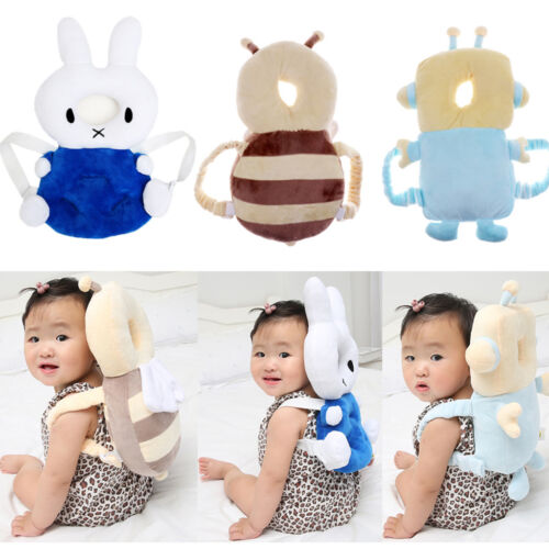 Baby Kids Walking Head Back Protection Protector Safety Pad Harness Headgear