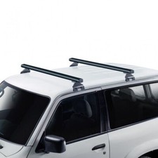 Jeu de 2 Barres de toit en aluminium noir pour Vw Transporter T4 de 1991 à 2003