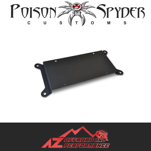 Poison Spyder Rear License Plate Mount Wide Vent For 10-18 Jeep Wrangler JK