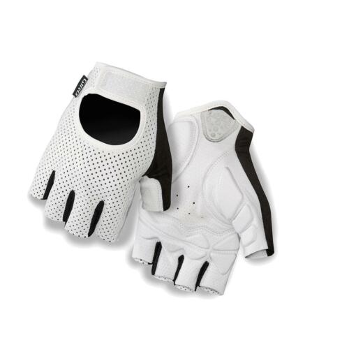 Short Finger Cycling Gloves Giro Lx Performance Road Mitts White
