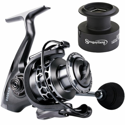 Sougayilang fishing reel 13+1Bb Poids Léger Ultra Lisse aluminium Spinning poisson