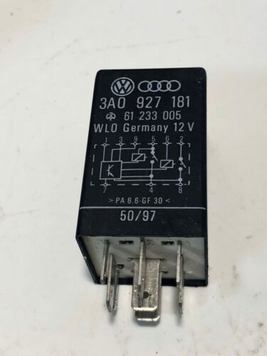3A0 927 181 OEM 61 233 005 Warranty 60 Days! Details about  / Audi VolksWagen Relay Unit P//N