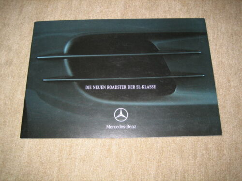18 Seiten Mercedes SL-Klasse R230 Prospekt Brochure von 8/2001 