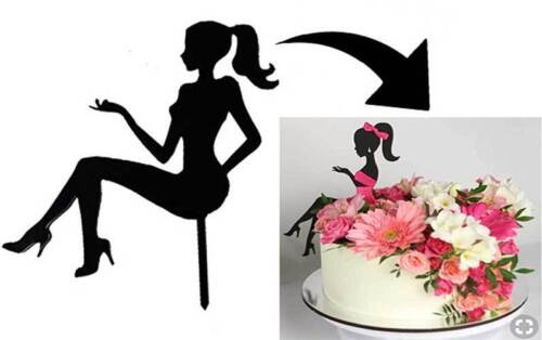 Topper per torte torta ragazza decorativa decorazione per compleanno cake design 