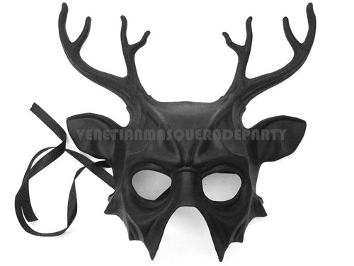 Halloween costume party Deer Masquerade Animal Mask Christmas Gift Art Wall Deco