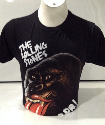 Rolling Stones Men/'s Gorilla Black T-shirt Small